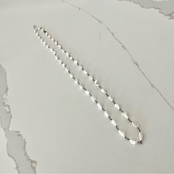 One of a kind Fresh Water pearl necklace 31” in length - Picture 2 of 8